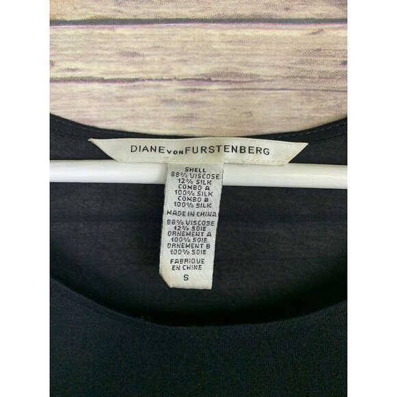 Diane Von Furstenberg Small Bodycon Dress Raw Hem - Picture 11 of 11